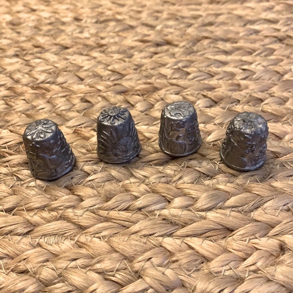 💚Pewter Thimbles - 4 Seasons - Picture 1 of 14